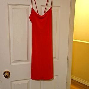 H&M divided dress red